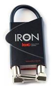 KWC 290 IRON Cable Standard 6 mm. Plug 1/4 - Plug 1/4 Angulares x 25 cm