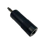KWC 9308 NEON Adaptador Plug Mono Hembra 6,3 mm a Plug Macho 3,5 mm Mono