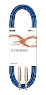 KWC 190 SUPERNEON Cable 6 mm. PL - PL 1/4 Ergonomico STD Cristal x 3 mts.