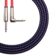 KWC 222 IRON Cable Plug 1/4 - Plug 1/4 Mallado Ang. x 3 mts.