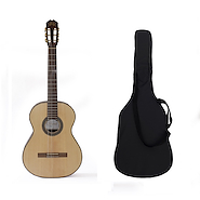 LA ALPUJARRA 80M F Guitarra Clasica 80 Mate. Funda