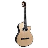 LA ALPUJARRA 100KPSYM GUITARRA MODELO 100 CON CORTE Y BOCA OVALADA CON ECUALIZADOR