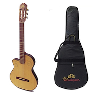 LA ALPUJARRA 300KINKZFLA Guitarra Clasica para zurdo. Fishman + Funda Original