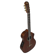 LA ALPUJARRA MARAFIX GUITARRA MODELO MARA TAPA CAOBA CON CORTE CON ECUALIZADOR