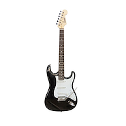 LEONARD LE362BK Guitarra Electrica Stratocaster 3 Mic Single Palanca Color N