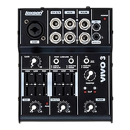 LEXSEN Vivo 3 Consola Lexsen VIVO 3 Entradas 1Mic 1Line USB 48V Phantom Po