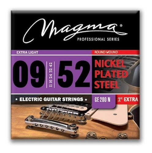 MAGMA GE200N SET Strings MAGMA GUIT-ELEC Nickel P/Steel .009 7C