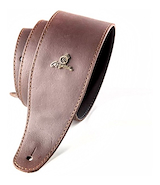 MAGMA SMC02B. Correa Magma forrada cuero marron logo metal Bajo