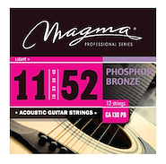 MAGMA GA130PB12 SET String MAGMA GUIT-ACUST Phos Bronze .011 12 C.