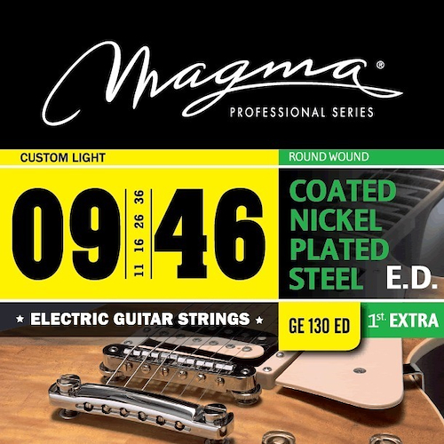 MAGMA GE130ED SET Strings MAGMA GUIT-ELEC E.D. Coated .009 C. Li