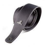 MAGMA SMC01 Correa Magma forrada cuero negro con logo metal