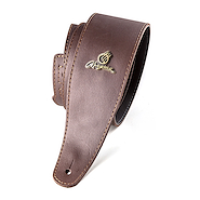 MAGMA SMC02 Correa Magma forrada cuero marron con logo metal