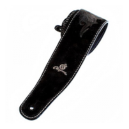 MAGMA SMD01 Correa Magma tribal gamuza negra c/ logo metal