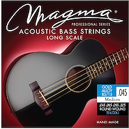 MAGMA BA145G Encordado Bajo Acustico 5 Cuerdas  Gold Alloy 040