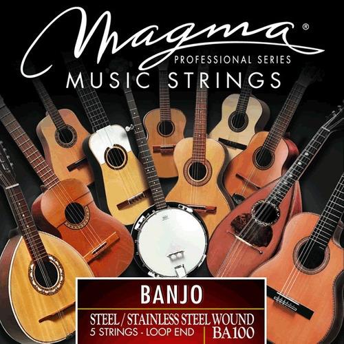 MAGMA BA100 Set Strings MAGMA BANJO Stainless Steel W. 5 C