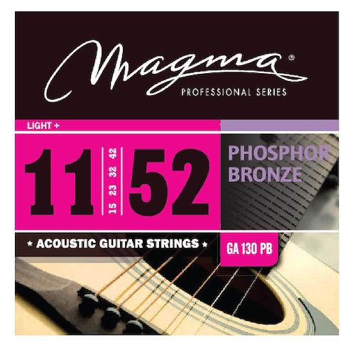 MAGMA GA130PB SET String MAGMA GUIT-ACUST Phosphor Bronze 011 L+