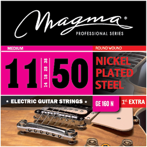 MAGMA GE160N SET Strings MAGMA GUIT-ELEC Nickel P/Steel .011 M