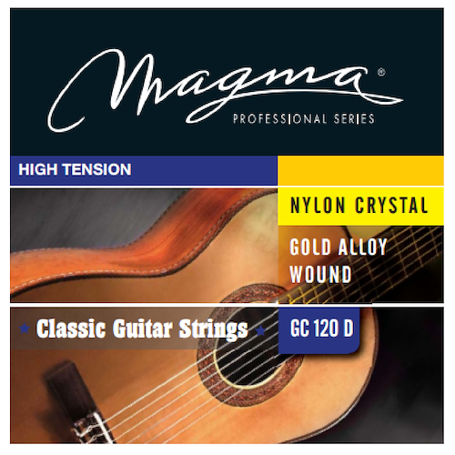 MAGMA GC120D SET Strings MAGMA Guit-clas Dorada Alta tension