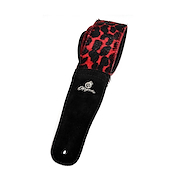 MAGMA SMA05L Correa Magma con piel de imitacion leopardo rojo