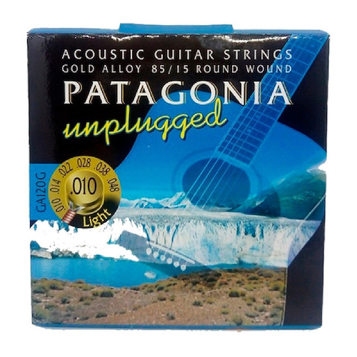 MAGMA GA120G SET Strings PATAGONIA GUIT-ACUST Gold-Alloy 010 L