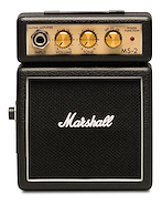 MARSHALL MS-2 1 Watt - Input: Conector de entrada para la guitarra - Volum