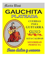 MARTIN BLUST GS2537 Encordado Gauchita Plateada