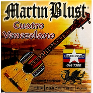 MARTIN BLUST 1300 Encordado Cuatro Venezolano Black Nylon