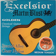 MARTIN BLUST EG700D4 Encordado Guitarra Clásica Excelsior Golden. Doble 4°