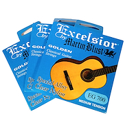 MARTIN BLUST EG700x3 Pack x 3 Encordados cuerdas Guitarra Clasica Criolla Doradas