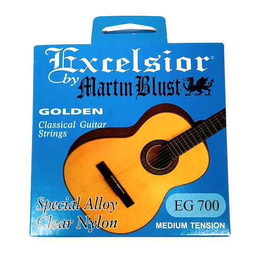 MARTIN BLUST EG700 Encordado para Guitarra Clásica EXCELSIOR GOLDEN
