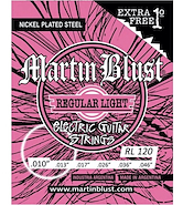 MARTIN BLUST RL120 Cuerdas De Guitarra Eléctrica .010