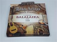 MEDINA ARTIGAS 011418 SET STRINGS BALALAIKA MED.ART. 6C. ACERO CROMO.
