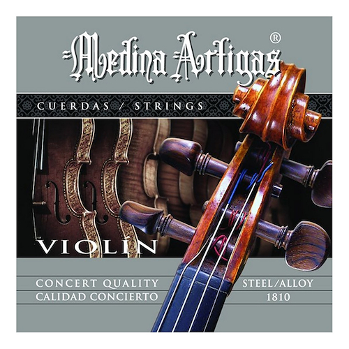 MEDINA ARTIGAS 011810 SET. STRINGS VIOLIN MED.ART ALMA/ACERO .FLAT.