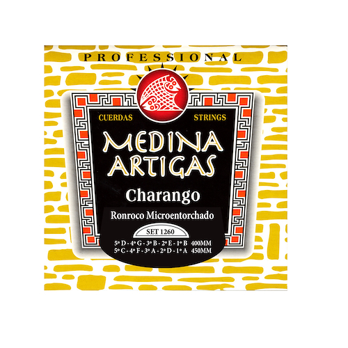 MEDINA ARTIGAS 011260 SET STRINGS CHAR/RONROCO MED.ART.ENT. AF-RE