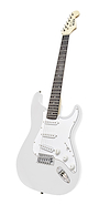 NEWEN ST White Guitarra Electrica Stratocaster. Cuerpo: Madera maciza (no l