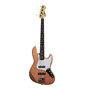 NEWEN JB Natural Wood Bajo Jazz Bass. Bolt On - Cuerpo: Madera maciza (no laminada