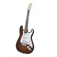 NEWEN ST Dark Wood Guitarra Electrica Stratocaster. Bolt On - Cuerpo: Madera ma