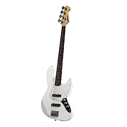NEWEN JB White Bajo Electrico Jazz Bass. Cuerpo: Madera maciza (no laminada