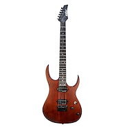 NEWEN Rock Dark Wood Guitarra Electrica. Cuerpo: Roble blanco macizo (no lami