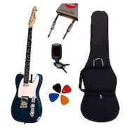 NEWEN TL BW FCAP Guitarra Electrica Telecaster. Funda. Cable. Afinador. Puas