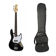 NEWEN JBBK+F Bajo Electrico Jazz Bass. Funda Acolchada