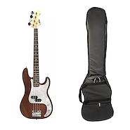 NEWEN PRDW+F Bajo Electrico Precision. Marron. Funda Acolchada