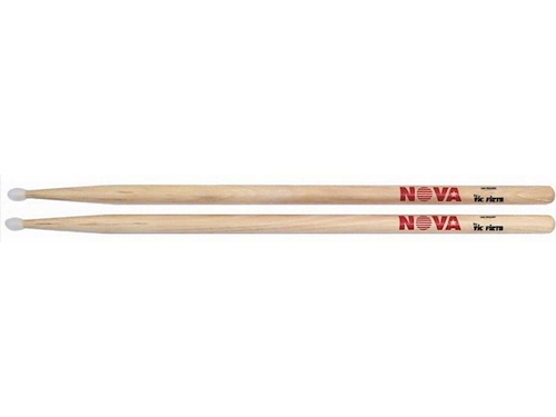 NOVA DrumSticks N5BN PALILLOS Classic 5B Punta de Nylon NAT Natural