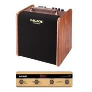 NUX AC50 + NMP4 Combo Amplificador Electroacustica + Footswich