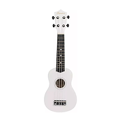 PANDA P-1E WHT Ukelele Soprano PANDA. Tapa, aro y fondo: Tilo. Clavijas abi