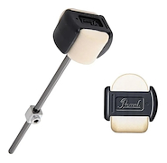 PEARL B-200QB H Mazo para pedal de bombo | Quadbeater | 4 caras (Felpa plana