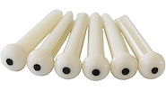 REDTONE ABP 02 Pin para acustica, color blanco con punto negro, plastico -