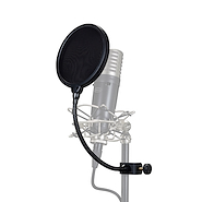 SAMSON PS04 Pop filter | con cuello de ganso | filtro dual de 4.75" | re