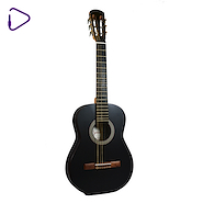 SERRANA S1 3/4 NM Guitarra Clasica De Estudio 3/4. Negro Mate