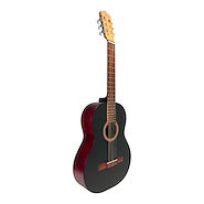 SERRANA S1 N Guitarra Clasica De Estudio 4/4. Negro Mate